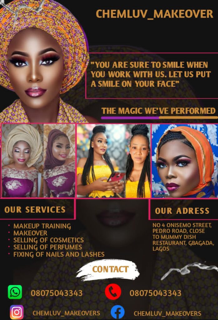 Best professional makeup artist in Lagos, gbagada (with pictures)