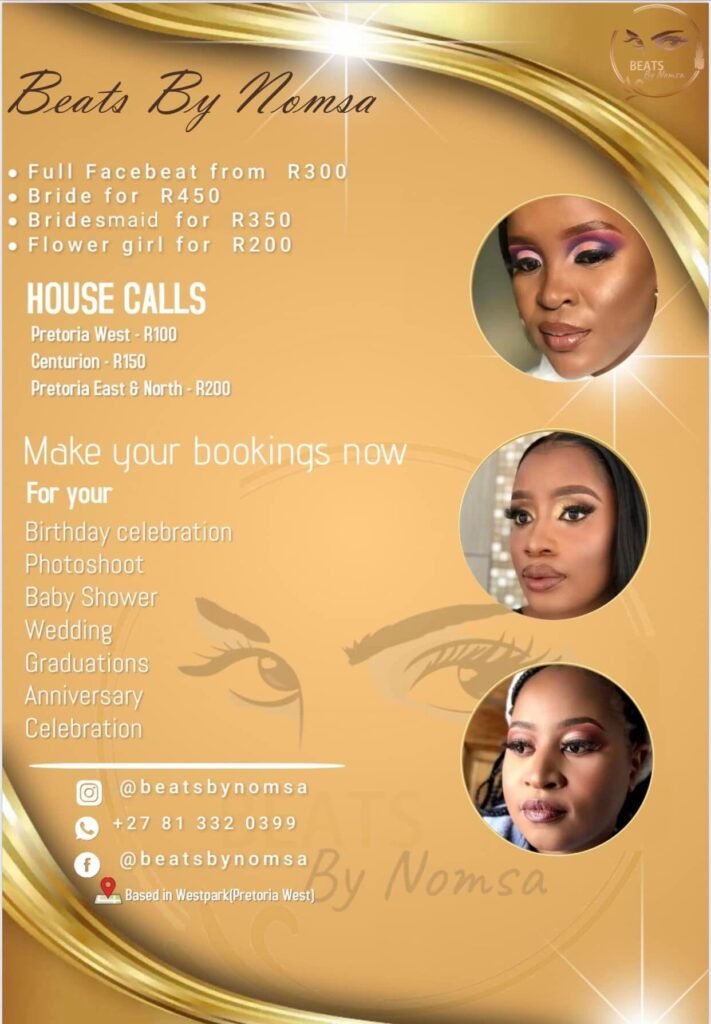 Best make up artist, facebeat in Pretoria West (with pictures), inner crescent Wespark