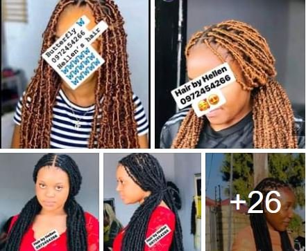 New year promotion  Knotless braids 200 wigs inclusive waist length, 280 bum leanth wigs inclusive. Box braids 250 wigs inclusive waist length  Durban locs 300 wigs inclusive  Fauks locs 250 shoulder length, 350 braa length, 450 waist leanth, all wigs inclusive 