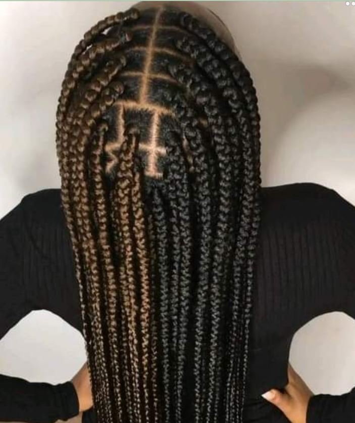 best knotless braids, box braids, cornrows, ponytails in empangeni